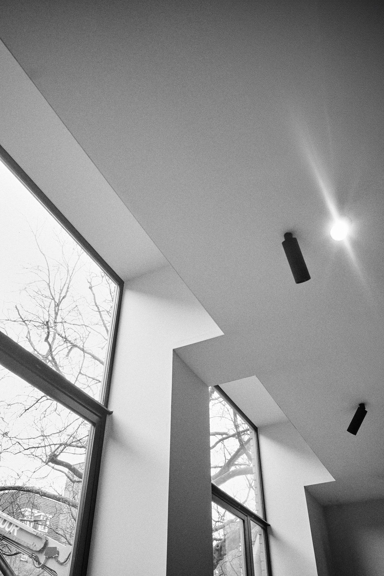 A ceiling finished with Acosorb's acoustic solution